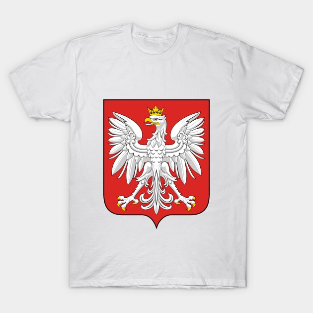 Polish coat of arms T-Shirt by Karlov Print